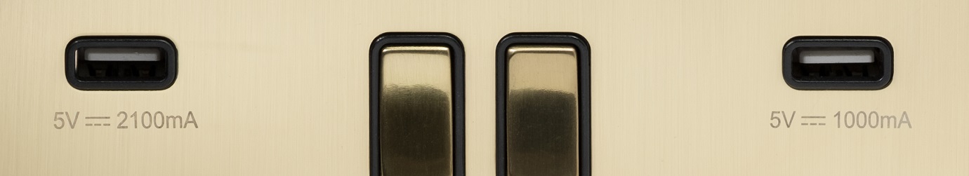 2 Gang USB Sockets 2 Gang USB Sockets