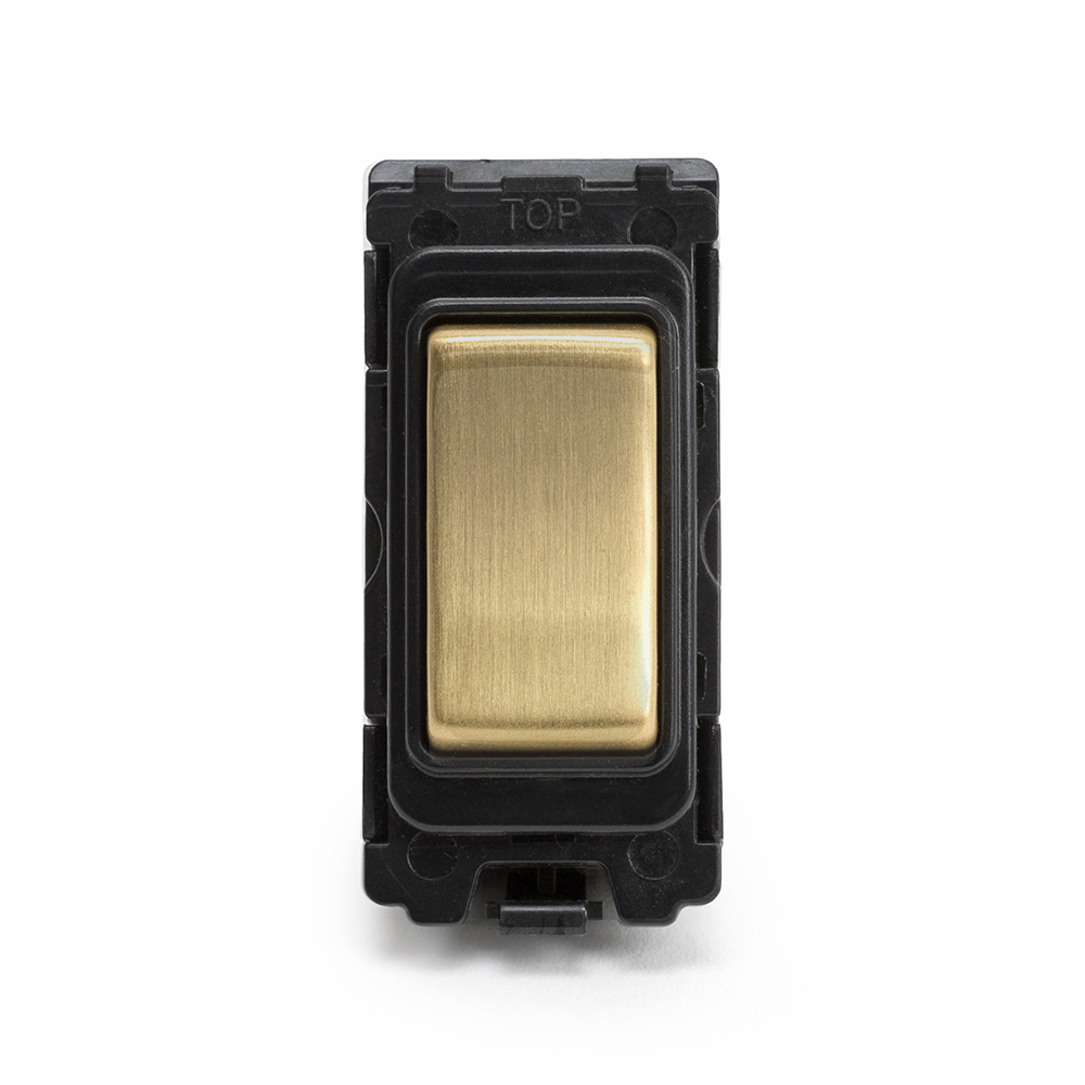 Brushed Brass Grid Modules