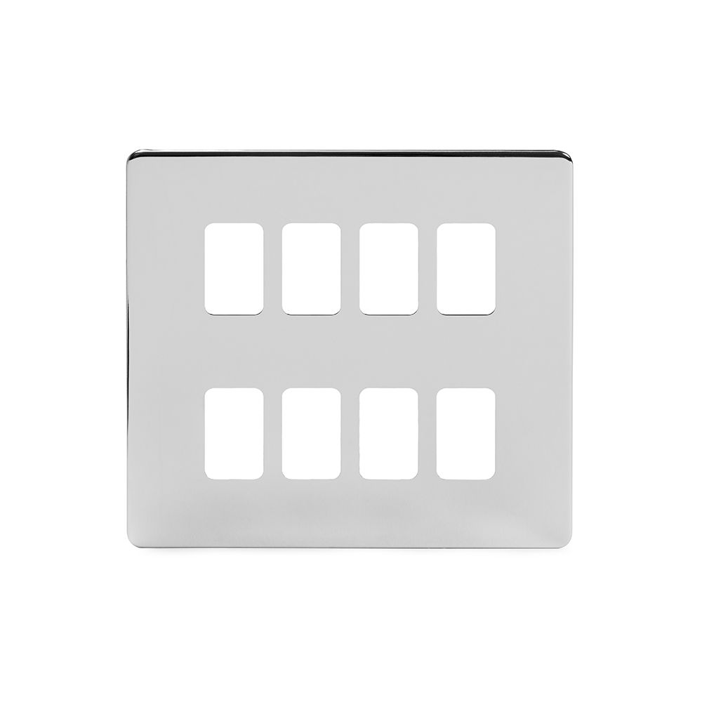 Polished Chrome Grid Plates