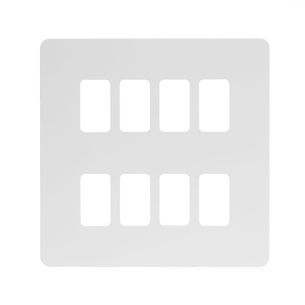 White Metal Grid Plates