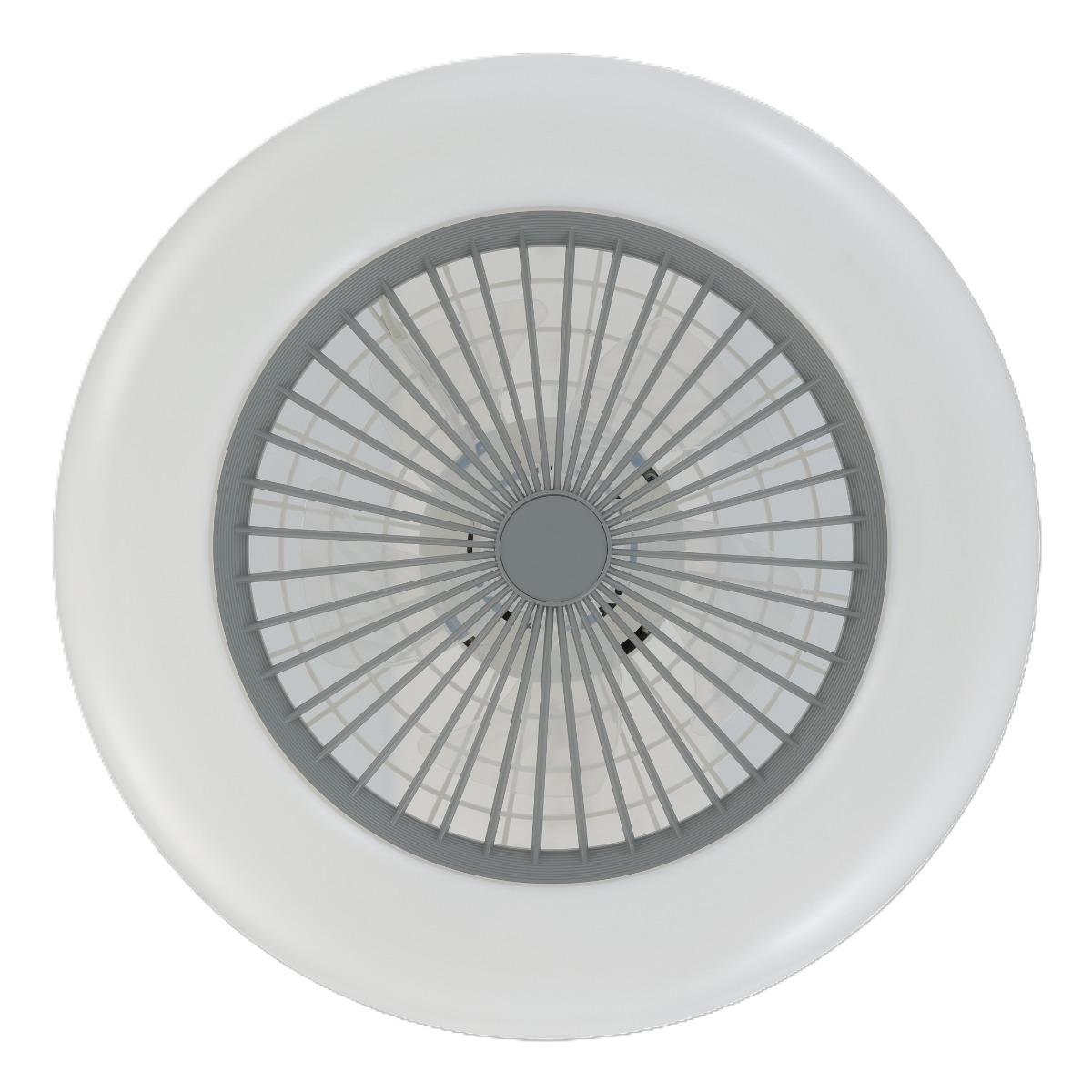 Eglo Sayulita-L White Grey LED Ceiling Light With Fan 2700-6500K