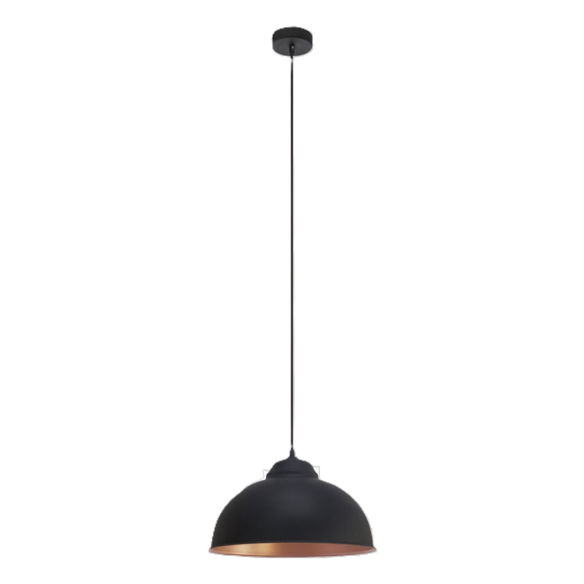 Eglo Black/Light Truro 2 Copper E27 Pendant