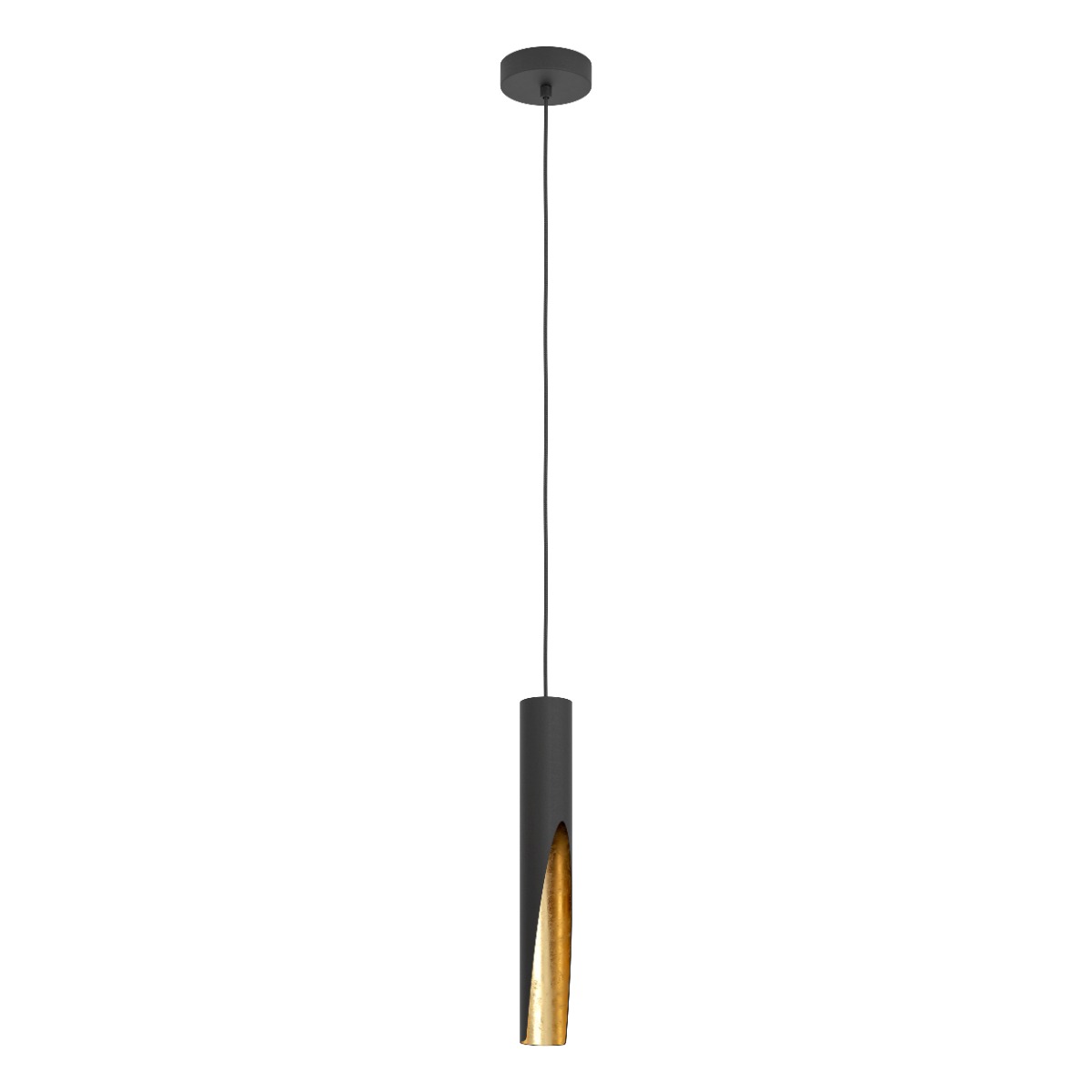 Eglo Black/Gold/Light Barbotto Gu10 Pendant