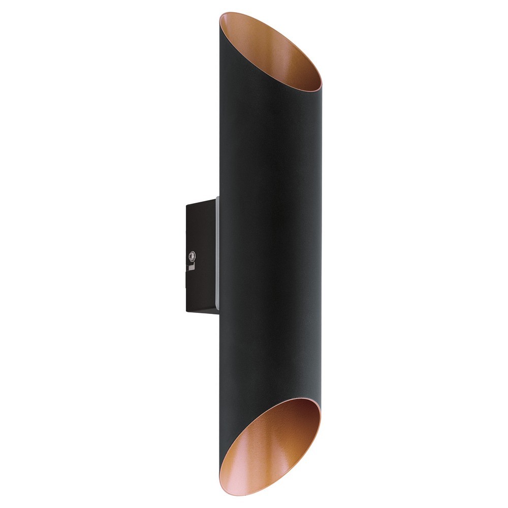 Eglo Agolada 2-Light Copper And Black Exterior Wall Light - Image 9