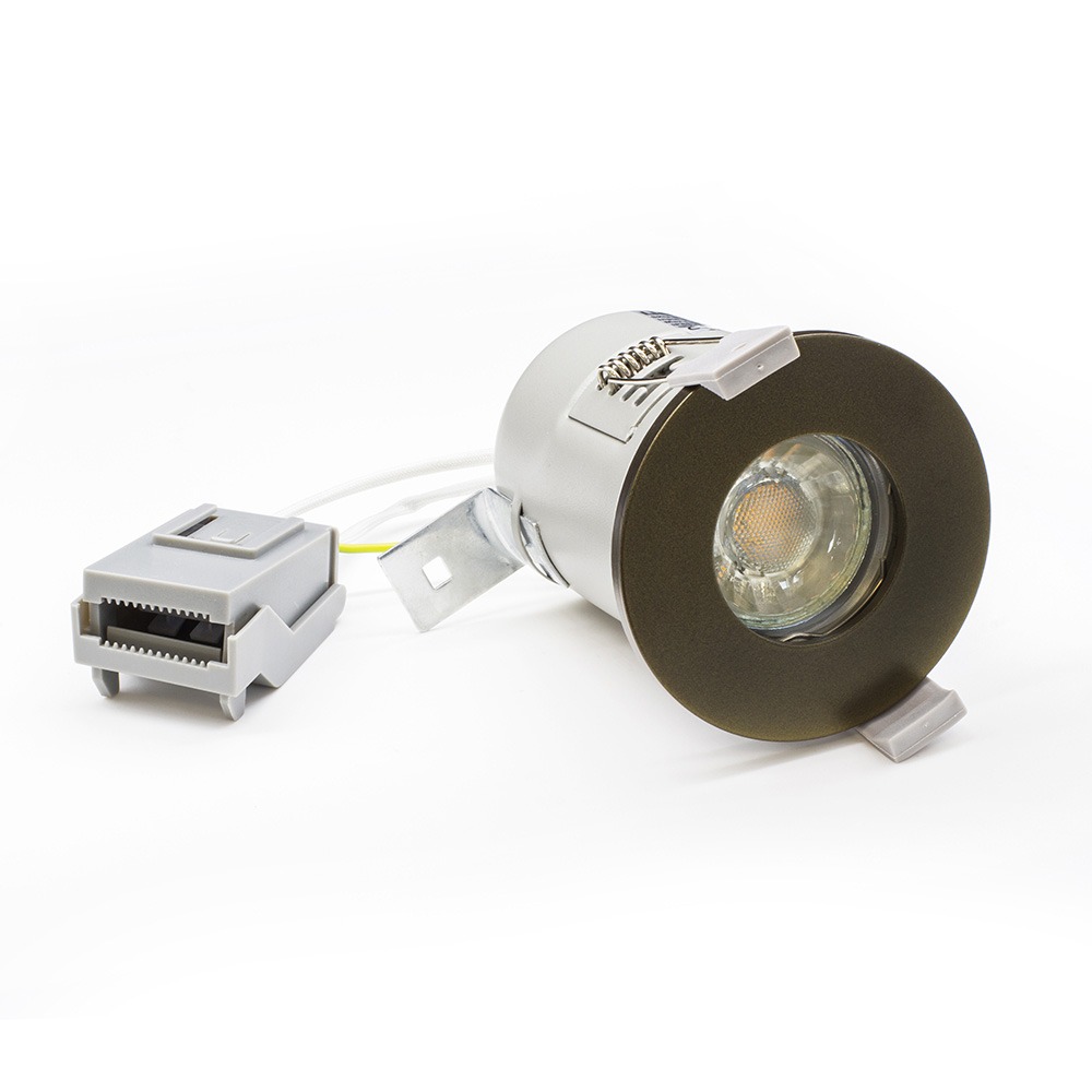 Lieber Bronze Gu10 Fire Rated Ip65 Downlight