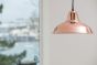 Cambridge Copper Step Breakfast Bar Pendant - Soho Lighting
