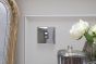 Soho Lighting Polished Chrome 1 Gang 2 Way 10A Light Switch Blk Ins Screwless