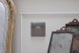 Soho Lighting Brushed Chrome Flat Plate 1 Gang Intermediate Switch Wht Ins Screwless