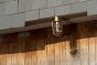 Soho Lighting Kemp Lacquered Solid Antique Brass IP65 Rated Grid Outdoor & Bathroom Ceiling Light