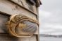 Gold Art Deco Outdoor Light