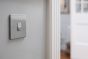 Soho Lighting Brushed Chrome 1 Gang 2 Way 10A Light Switch Wht Ins Screwless