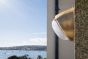 Soho Lighting Kingly Lacquered Solid Antique Brass IP65 Rated Outdoor & Bathroom Wall Light