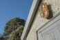 Soho Lighting Flaxman Lacquered Solid Antique Brass IP65 Bulkhead Outdoor & Bathroom Wall Light