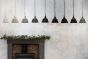 Squid Ink Navy Blue Cage Landing Pendant Light - Ganton - Soho Lighting