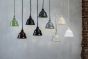 Squid Ink Navy Blue Cage Landing Pendant Light - Ganton - Soho Lighting