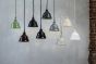 French Grey Vintage Cage Bell Landing Pendant Light - Ganton - Soho Lighting
