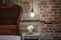 Soho Lighting Romilly Edison Industrial Clear Glass Step Breakfast Bar Pendant Light