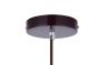 Mulberry Red Burgundy Industrial Breakfast Bar Pendant Light - Argyll - Soho Lighting