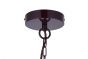 Mulberry Red Burgundy Cage Industrial Kitchen Island Pendant Light - Brewer Cage - Soho Lighting