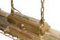 Soho Lighting Warwick Brass Large Statement Industrial Strip Light 