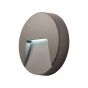 Saxby Severus Grey CCT round indirect IP65 2.8W Exterior Wall Light