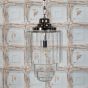Soho Lighting Glasshouse Nickel Clear Schoolhouse Hallway Pendant Light