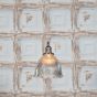 Soho Lighting D'Arblay Nickel Scalloped Prismatic Glass Dome French Style Stairwell Pendant Light