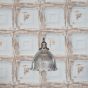 Soho Lighting D'Arblay Nickel Scalloped Prismatic Glass Dome French Style Stairwell Pendant Light