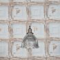 Soho Lighting D'Arblay Nickel Scalloped Prismatic Glass Dome French Style Stairwell Pendant Light