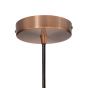 Soho Lighting Antique Copper Decorative Bulb Holder with Black Round Cable