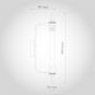 Soho Lighting Denman cylinder edison wall light
