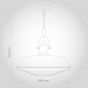 French Grey Cage Industrial Kitchen Island Pendant Light - Brewer Cage - Soho Lighting