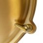 Soho Lighting Carlisle Half Cover Lacquered Antique Brass IP65 Wall Light - The Outdoor & Bathroom Collection