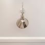 Soho Lighting Claridge Nickel Adjustable Reading Wall Light