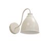 Satin Clay White Cream Vintage Wall Light - Oxford - Soho Lighting