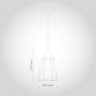 Denman Cone Industrial Black Cage Pendant Light - Soho Lighting