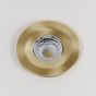 Soho Lighting Brushed Brass LED Downlights, Fire Rated, Fixed, IP65, CCT Switch, High CRI, Dimmable