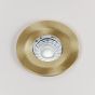 Soho Lighting Brushed Brass LED Downlights, Fire Rated, Fixed, IP65, CCT Switch, High CRI, Dimmable