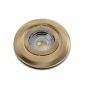 Brushed Brass 3K Warm White Tiltable LED Downlights, Fire Rated, IP44, High CRI, Dimmable