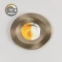 Soho Lighting Antique Brass CCT Dim To Warm LED Downlight Fire Rated IP65
