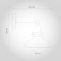 Romilly Clear Glass Step Edison Wall Light - Soho Lighting