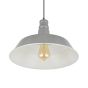 French Grey Industrial Breakfast Bar Pendant Light - Argyll - Soho Lighting