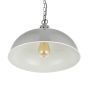 French Grey Rustic Dome Dining Room Pendant Light - Berwick - Soho Lighting