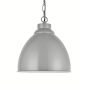 French Grey Vintage Long Drop Pendant Light - Oxford - Soho Lighting