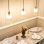 Henley Cylinde Ribbed Glass Pendant Light