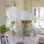 Baltic Fluted Globe Clear Water Pendant Light