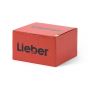Lieber 45A Silk White Cooker Control Unit with 13A Socket - Curved Edge