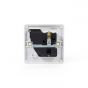 Lieber Silk White 13A 1 Gang DP Switched Socket - Curved Edge