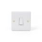 White ST Range 1 Gang 20 Amp Switch 