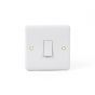 White ST Range 1 Gang Flex Outlet 20 Amp Switch 